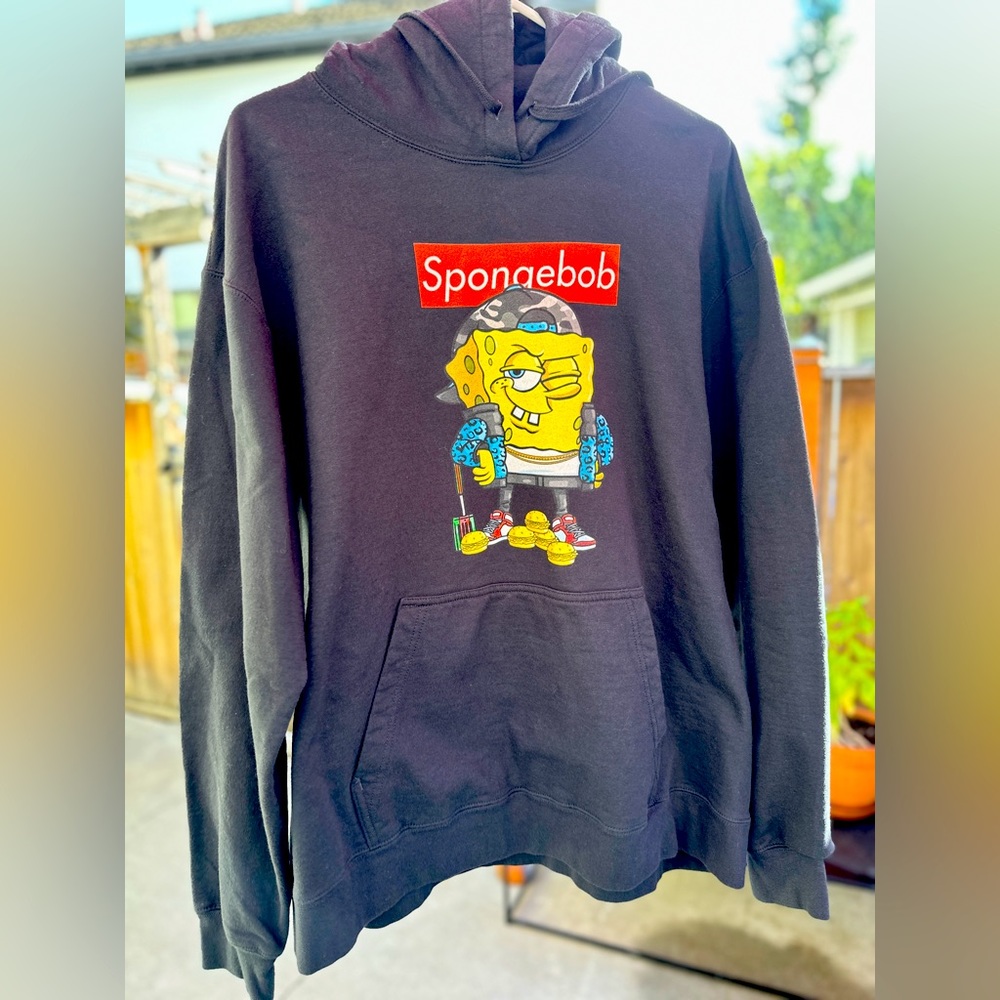 Official Nickelodeon Sponge Bob Hoodie Size XL